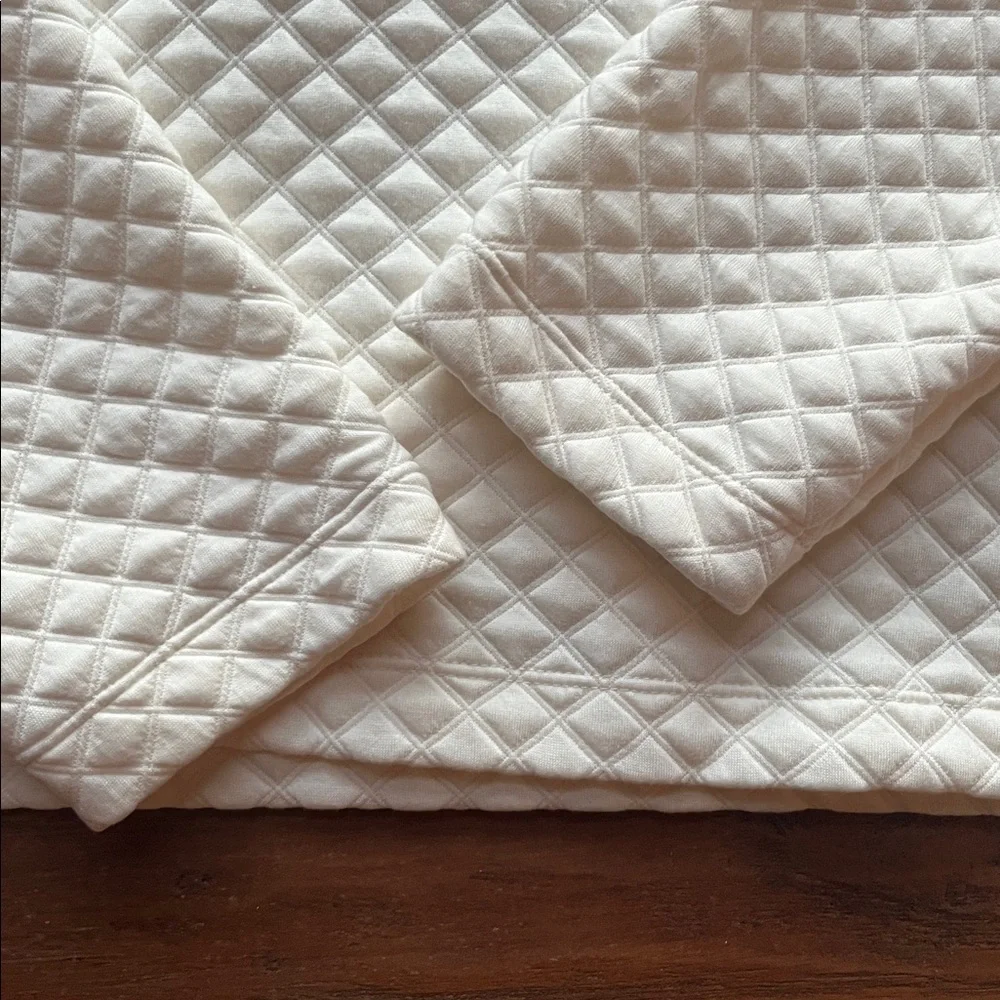 J. Crew Ivory Quilted Top